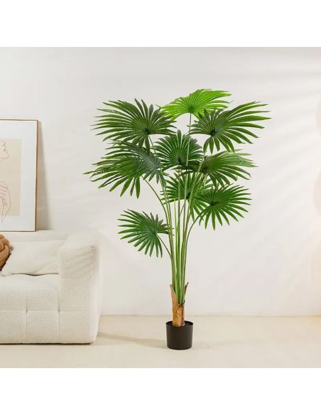 Planta Palm Sunflower artificiala, planta decor 180 cm, Elastix