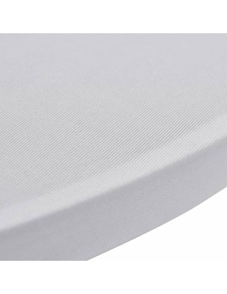 Față de masă Cocktail Albă, material dublu, gros și rezistent, fixare impecabilă | Elastix