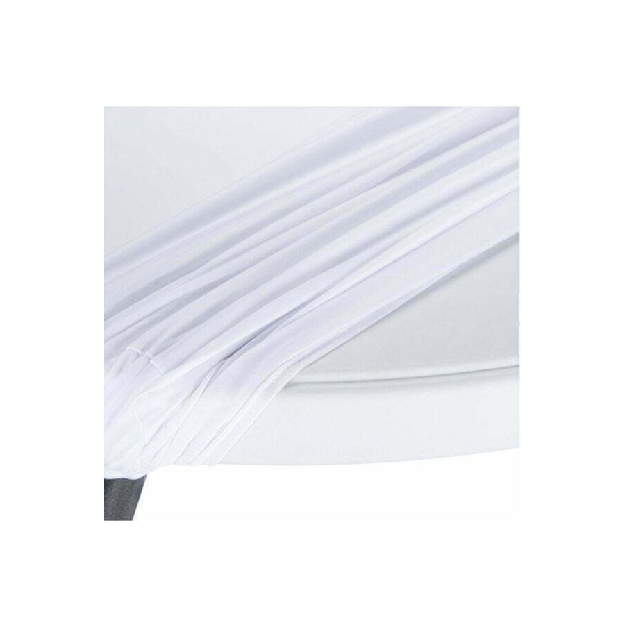 Față de masă Cocktail Albă, material dublu,...