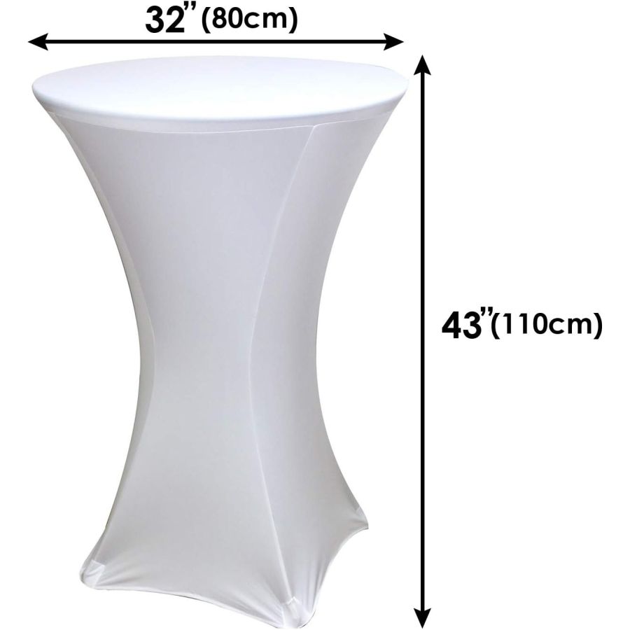 Față de masă Cocktail Albă, material dublu,...