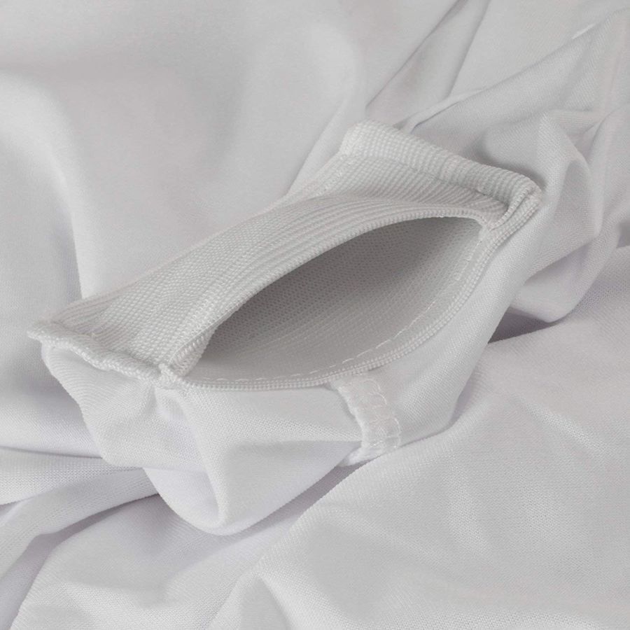 Față de masă Cocktail Albă, material dublu,...