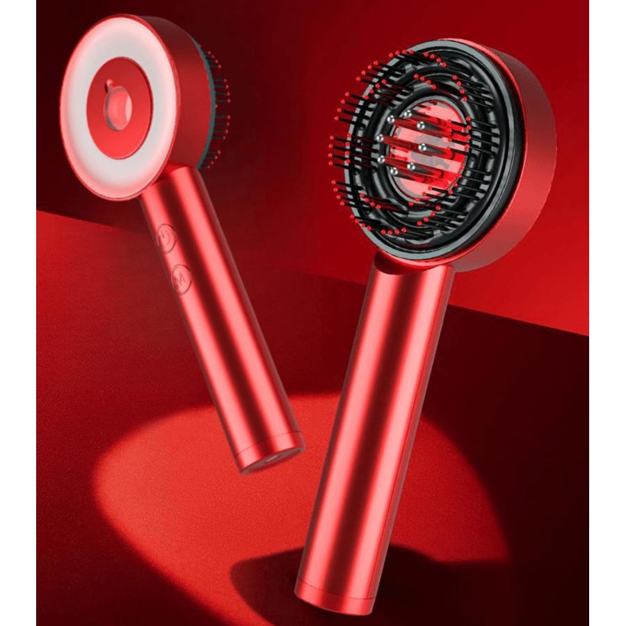 Aparat masaj scalp red light, perie...