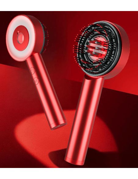 Aparat masaj scalp red light, perie multifunctionala, Elastix