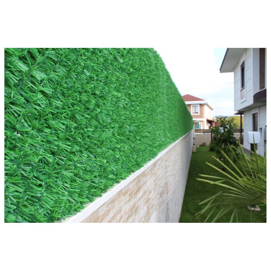 Plasă metalică gard verde artificial, imitație...