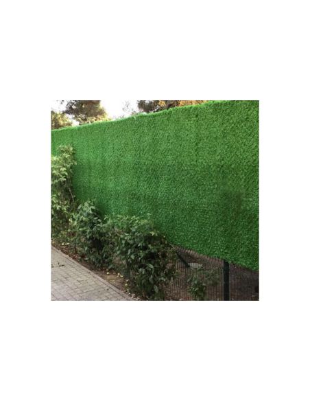 Plasă metalică gard verde artificial, imitație gard viu 1m x 3m, Elastix
