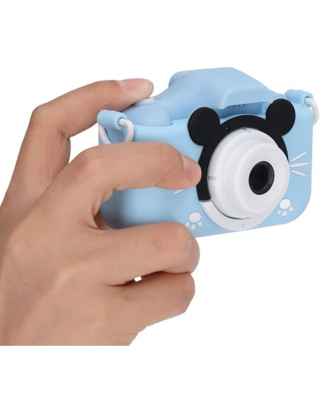 Mini aparat foto mickey, video, jocuri albastru pentru copii, Elastix