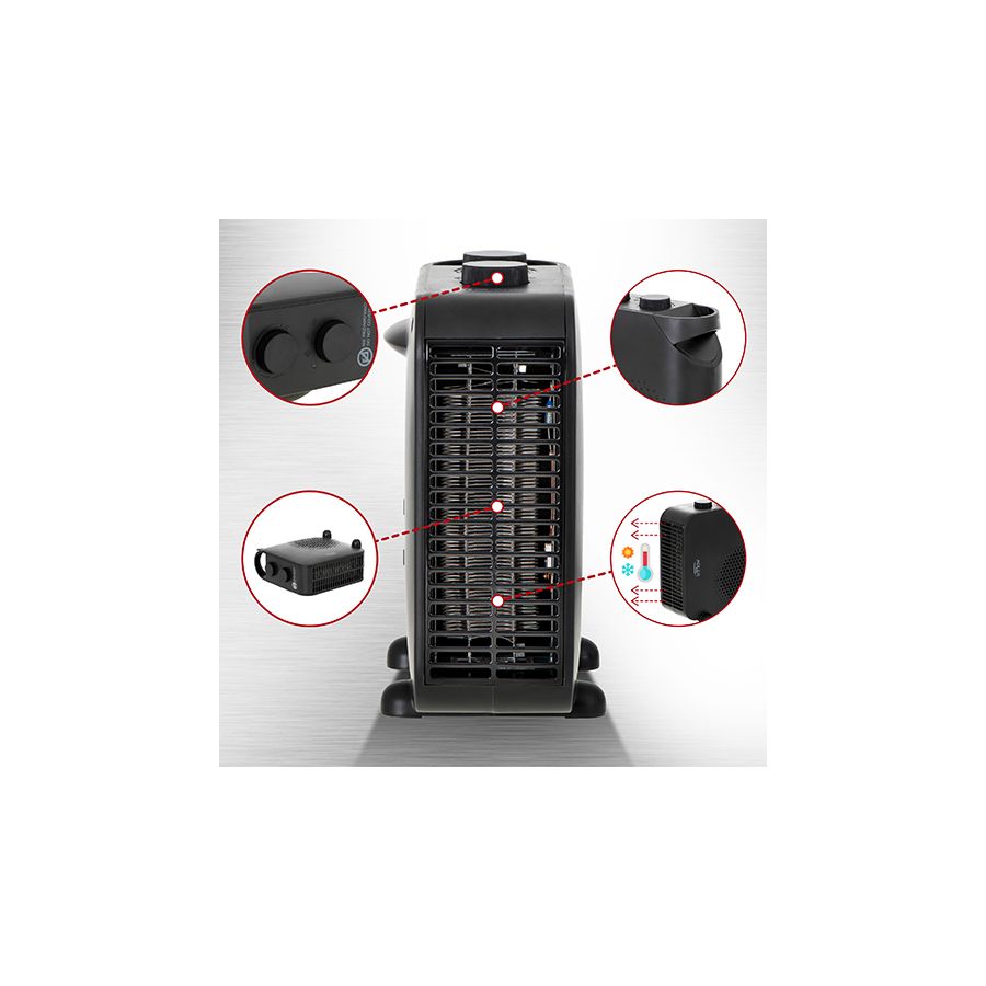 Aeroterma cu ceramica cald/rece cu termostat 2...