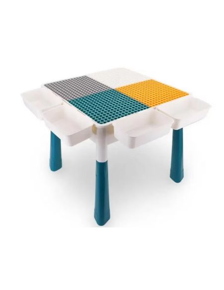 Masa pentru copii, masuta activitati cu 4 cutii pentru depozitare, Elastix