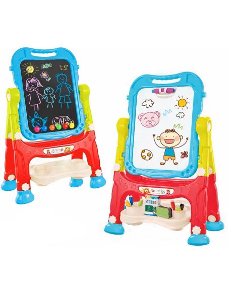 Tabla desen 2 in 1, tabla educativa, tablita magnetica, Elastix