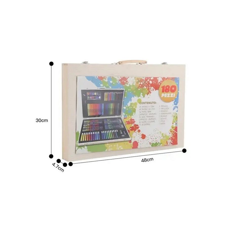 Trusa desen 180 piese, set desen si pictura,...