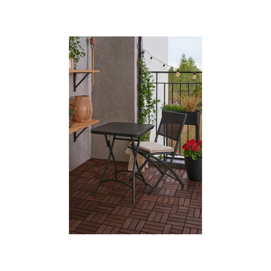 Masa patrata pliabila 60 cm, masa blat sticla...