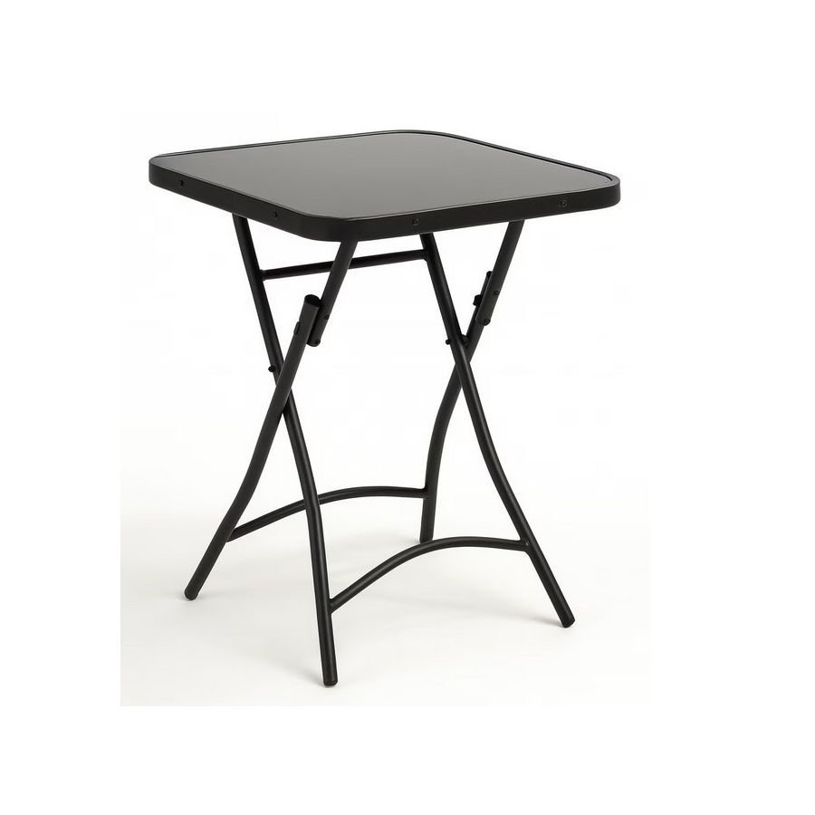 Masa patrata pliabila 70 cm, masa blat sticla...