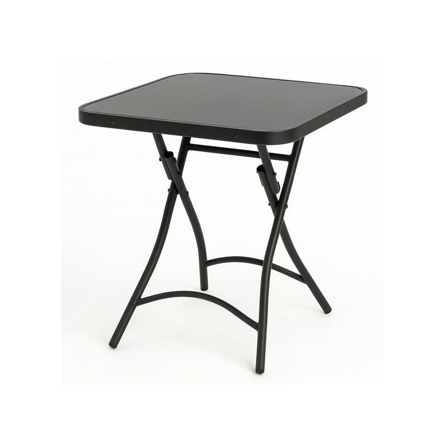 Masa patrata pliabila 70 cm, masa blat sticla...