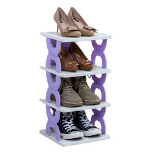 Pantofar pliabil cu 4 etaje, organizator pantofi, Elastix