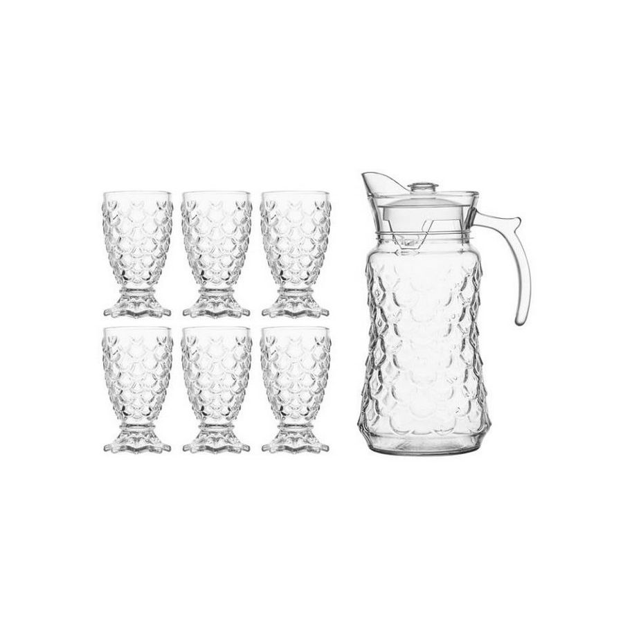 Set carafa si 6 pahare, Elastix