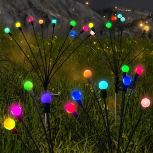 Set 2 Licurici gradina 6 becuri fiecare, leduri incarcare...