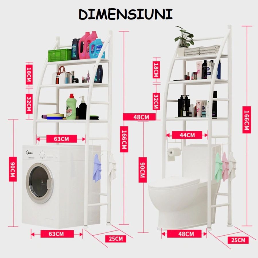 Organizator baie, toaleta sau masina de spalat