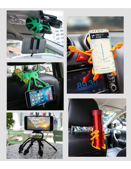 Suport telefon Octopus, multifunctional cu prindere multipla