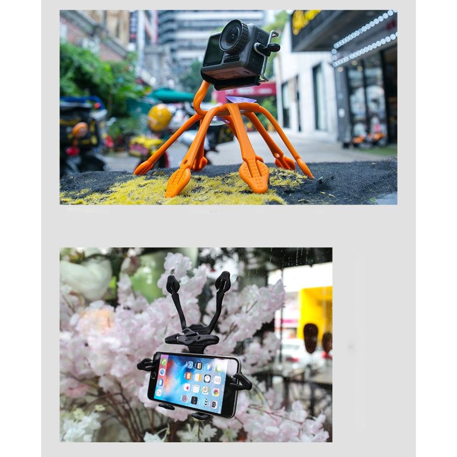 Suport telefon Octopus, multifunctional cu prindere multipla