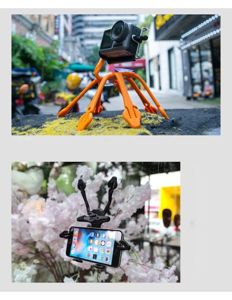 Suport telefon Octopus, multifunctional cu prindere multipla