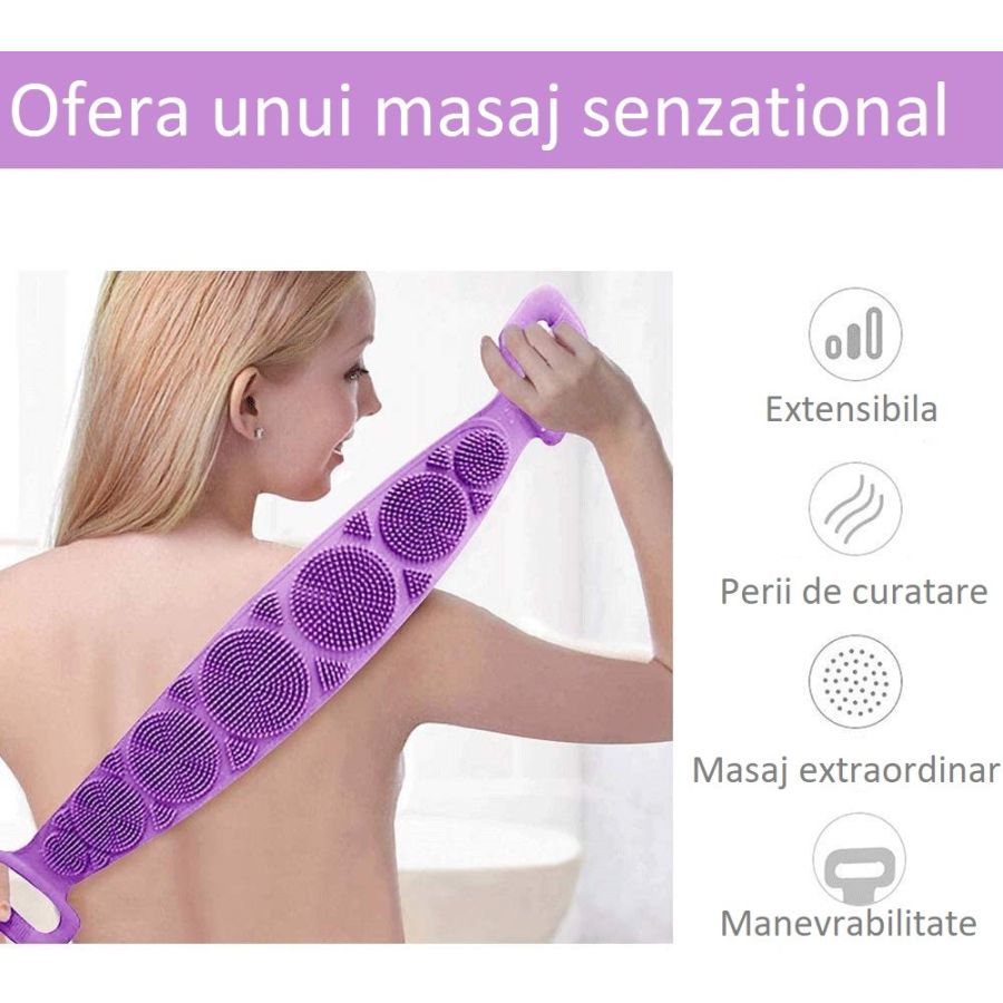 Perie 3in1, curatare, masaj, anticelulitic