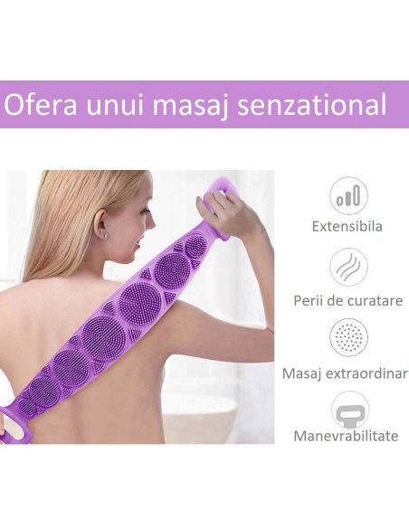 Perie 3in1, curatare, masaj, anticelulitic