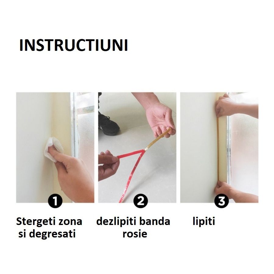 Banda decorativa pentru locuinta waterproof