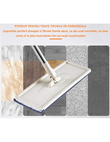 Mop profesional cu doua cuve de spalare si uscare