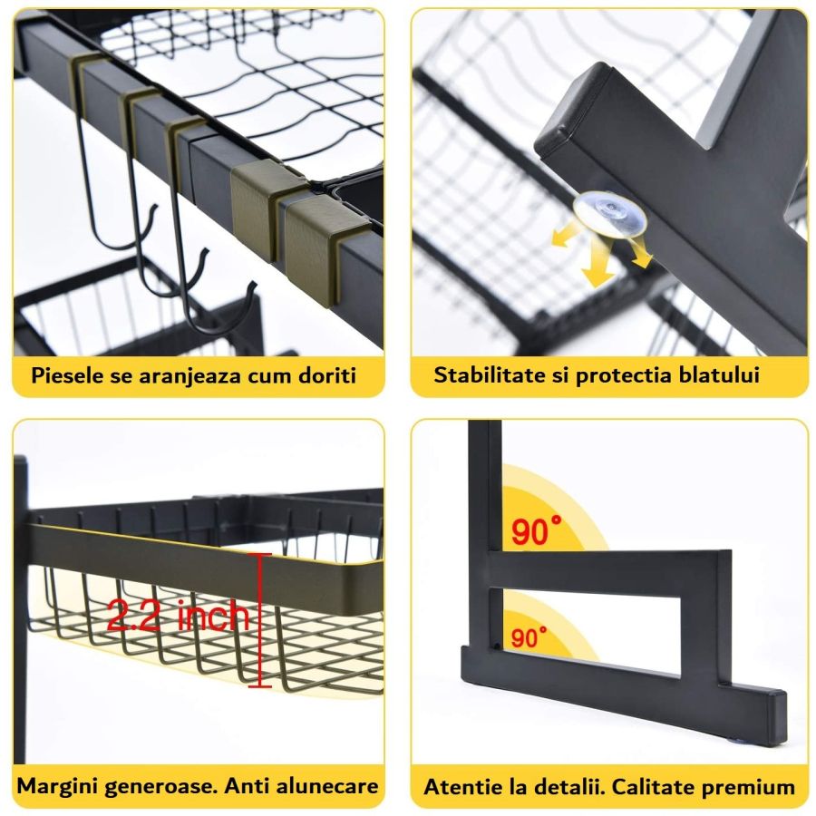 Organizator reglabil pentru uscat vasele/ calitate premium