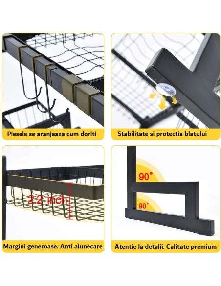 Organizator reglabil pentru uscat vasele/ calitate premium