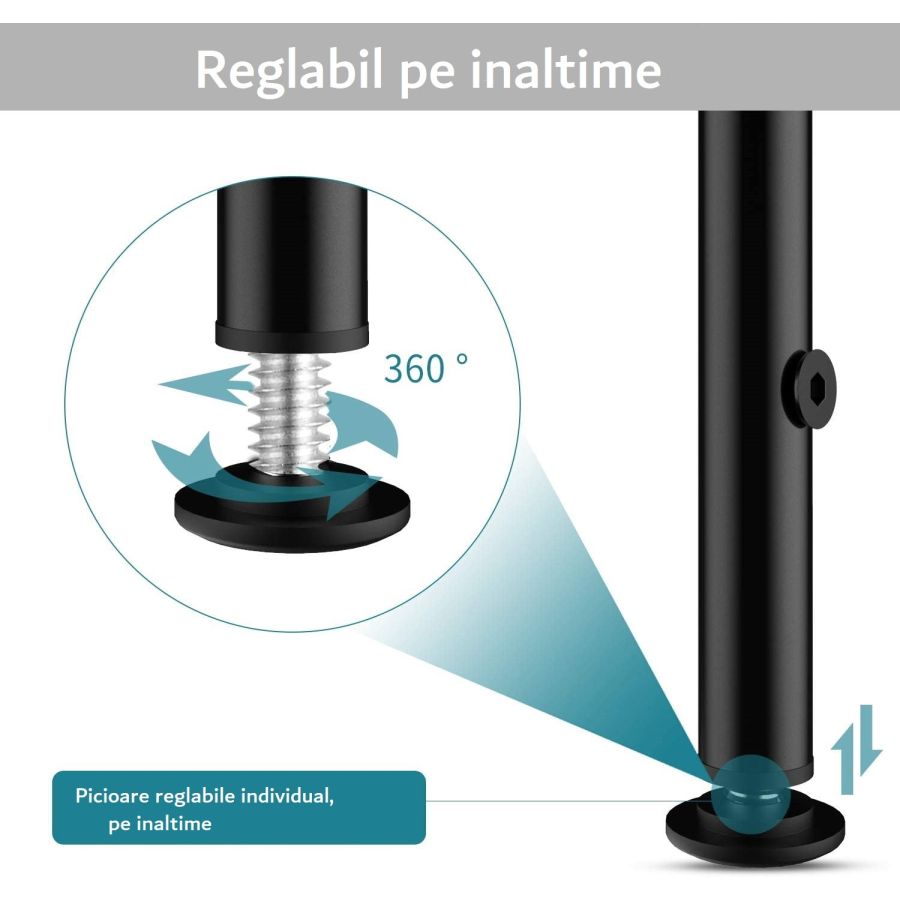 Cuier metalic cu rafturi pentru pantofi si finisaje rotunjite