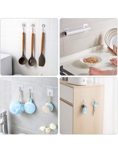 Set 6 carlige reutilizabile si ultra rezistente