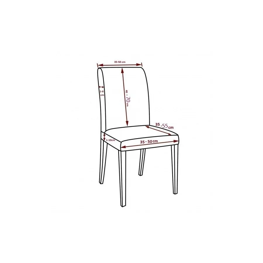 Husa scaun universala spandex/ Galben