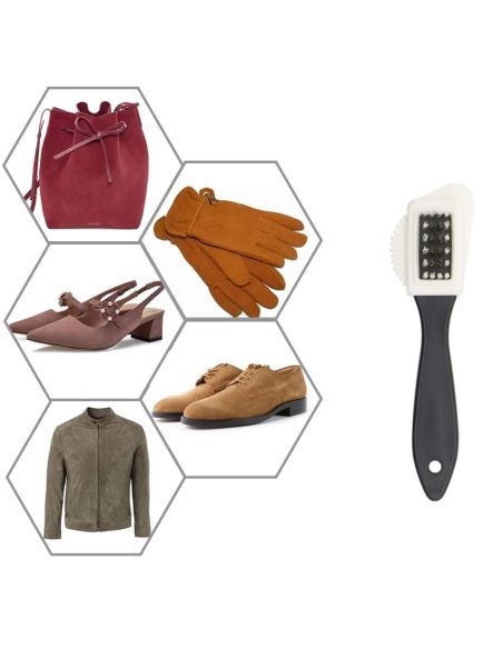 Perie intretinere piele intoarsa, pantofi, genti, geci, canapele