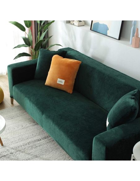 Husa canapea 2 locuri culoare bej