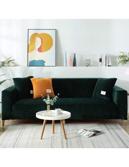 Husa canapea 2 locuri culoare bej