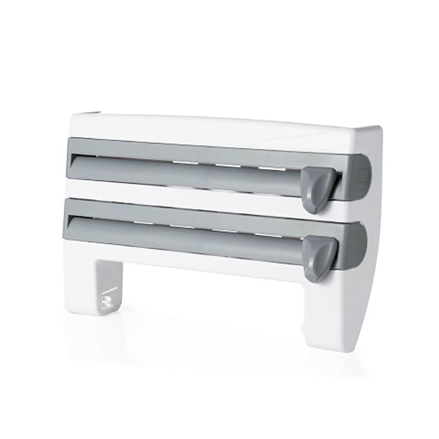 organizator bucatarie , folie alimentara , rola hartie si condimente