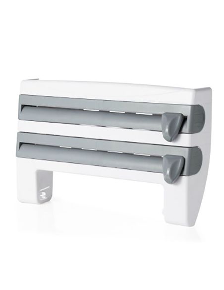 organizator bucatarie , folie alimentara , rola hartie si condimente