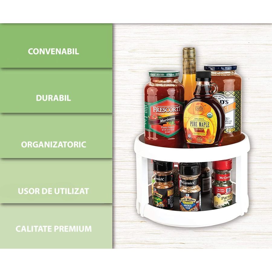 Organizator dublu pentru condimente
