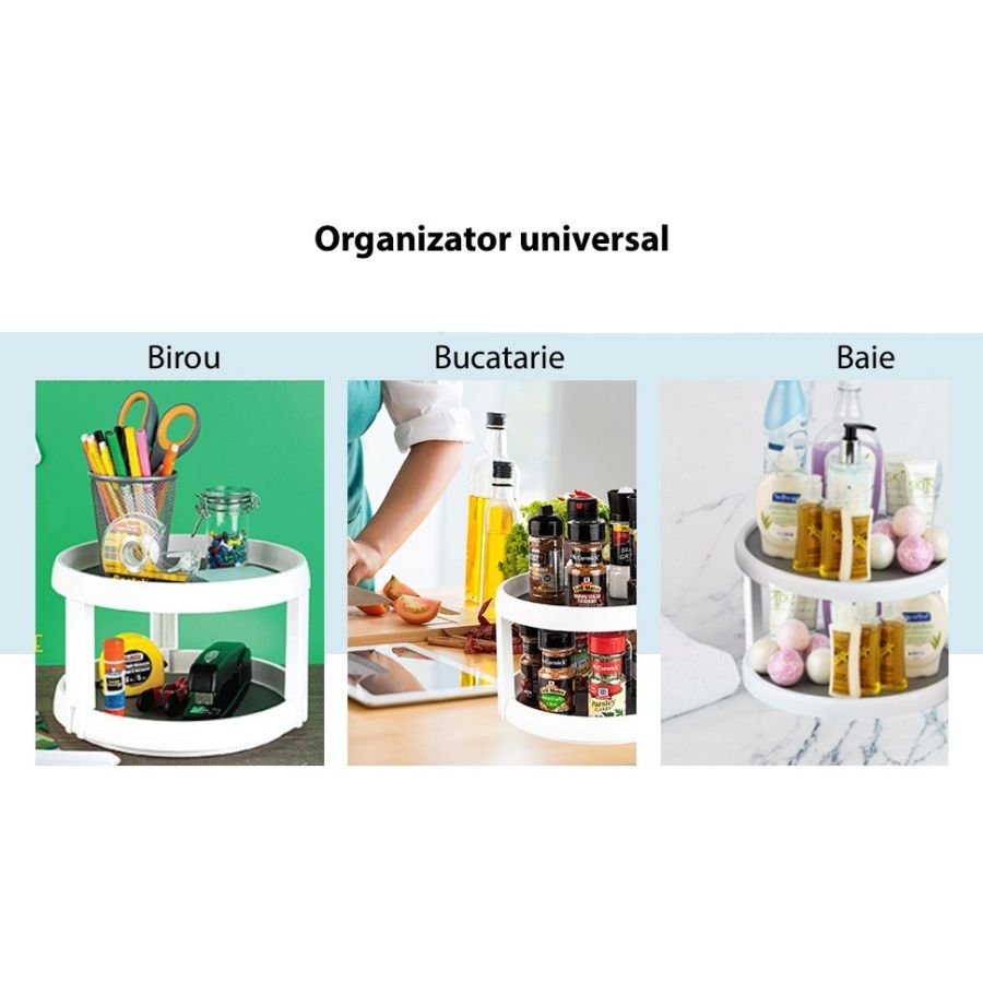 Organizator dublu pentru condimente