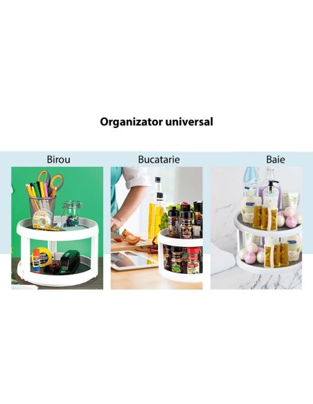 Organizator dublu pentru condimente