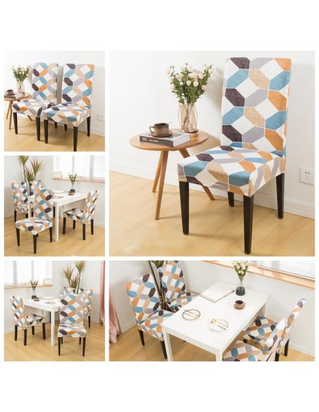 Husa scaun universala spandex/ Multicolor