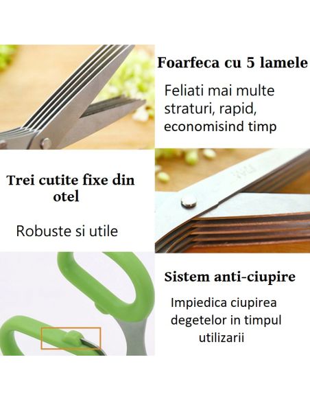 Foarfeca pentru bucatarie multifunctionala