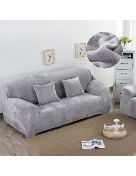 Husa canapea 2 locuri culoare bej