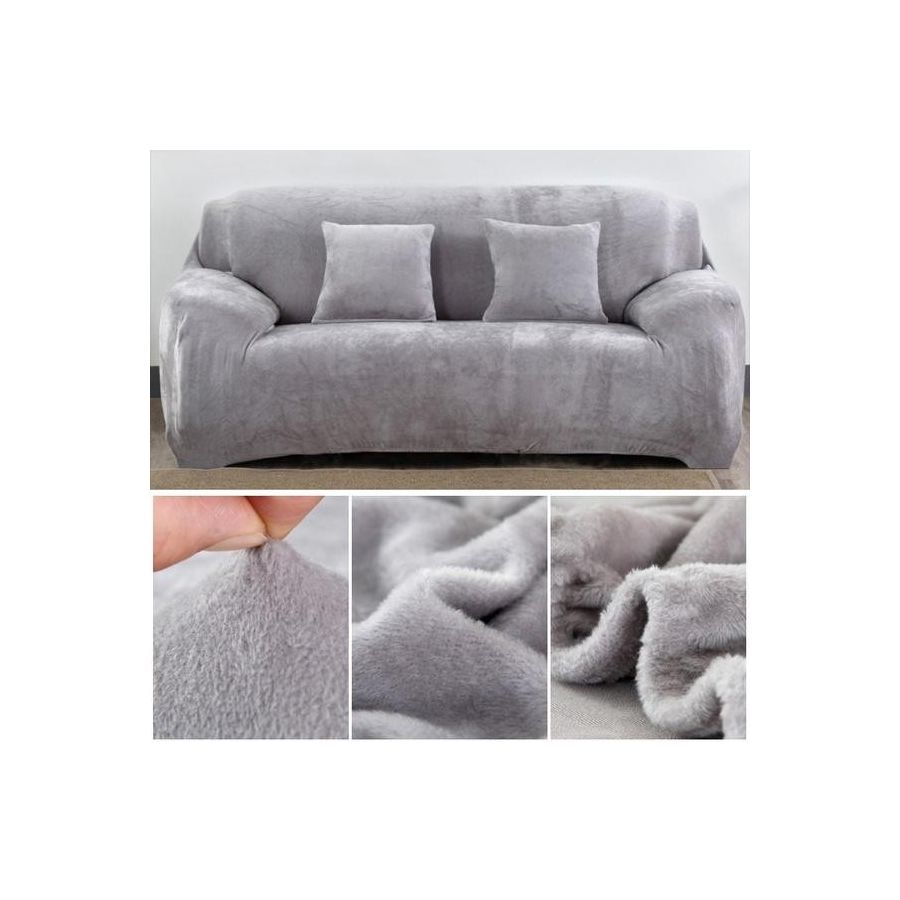 Husa canapea 2 locuri culoare bej