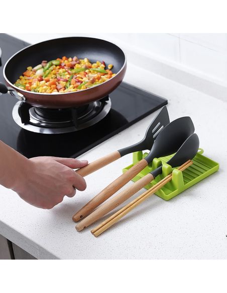 Suport ustensile bucatarie cu 4 compartimente