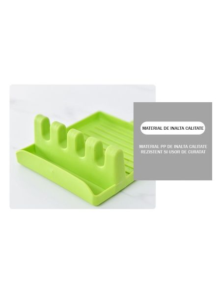 Suport ustensile bucatarie cu 4 compartimente