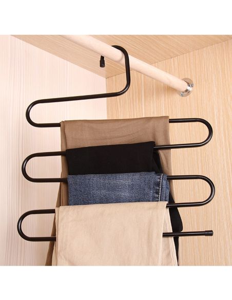 Organizator pantaloni in forma de S