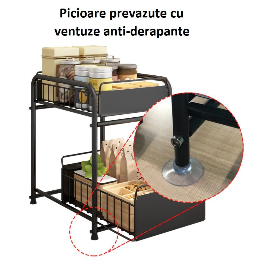 Rft multi functional cu sertare pe sina