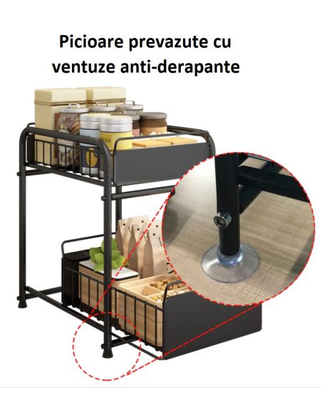Rft multi functional cu sertare pe sina